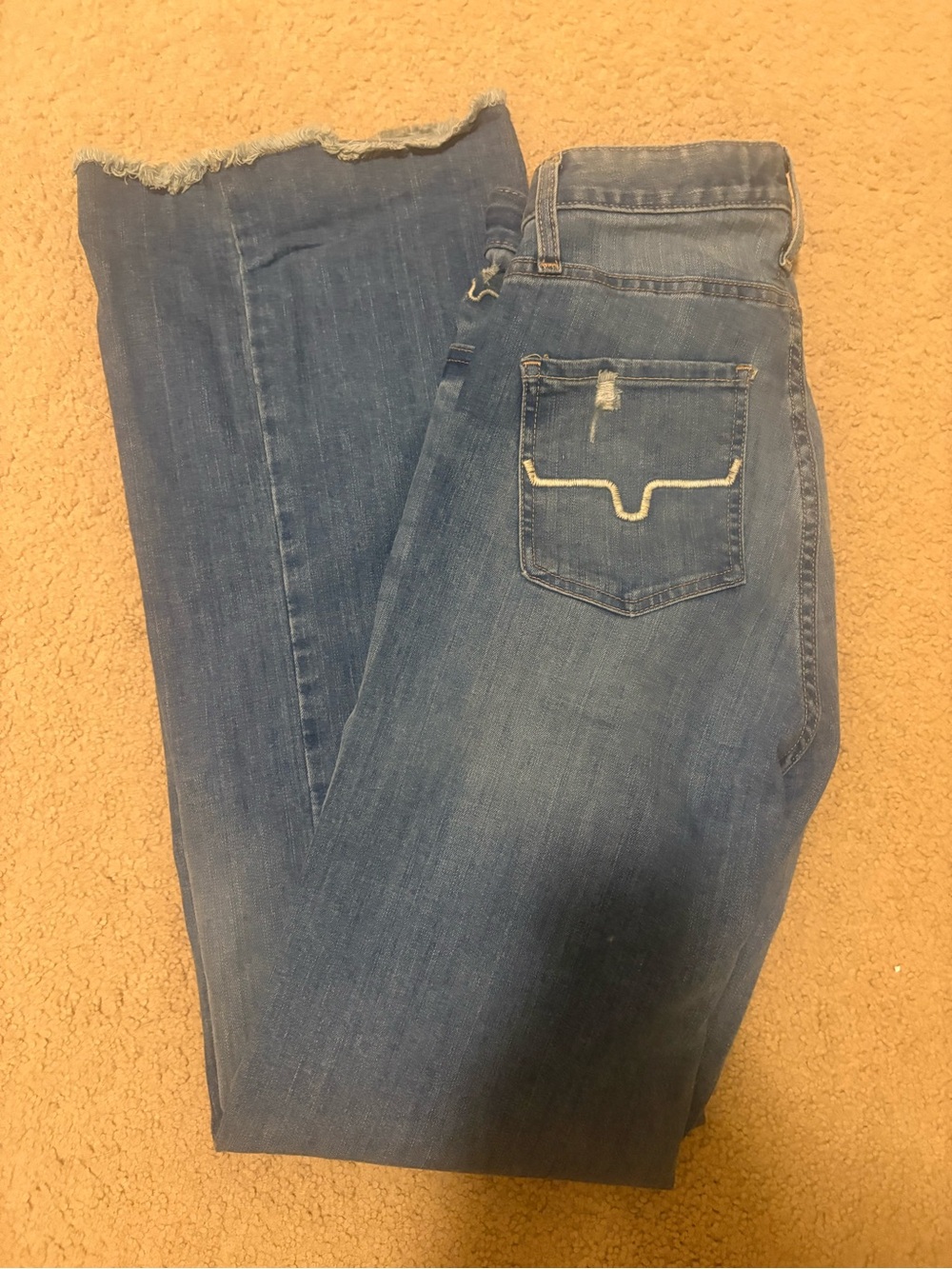 Kimes Ranch Light Blue Wide Leg Jeans